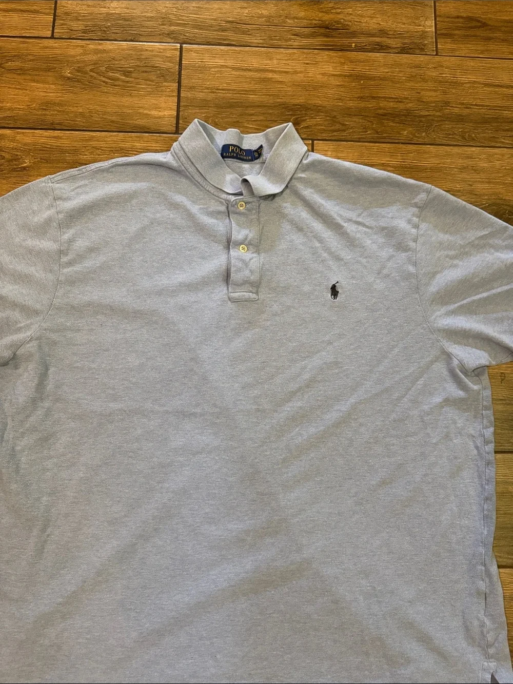Polo Ralph Lauren Polo Shirt Mens 2XB Blue Short Sleeve Casual Cotton
